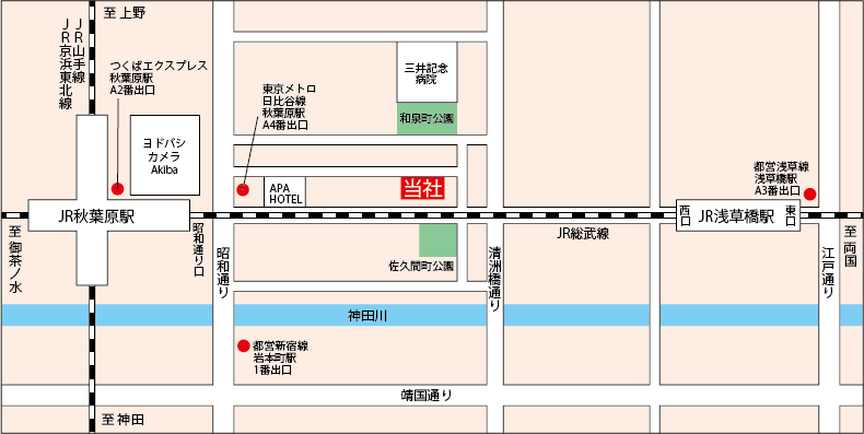 株式会社日経通信社へのアクセス